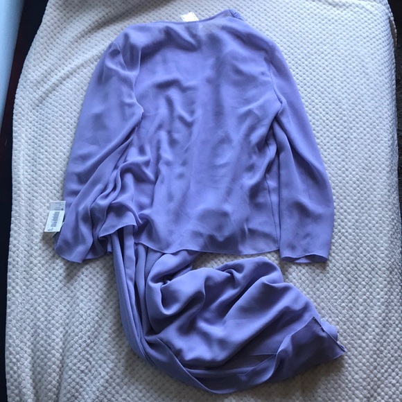 R&M Richards 2 piece garment gown in Lilac. Size 12 Brand New never worn - Picture 2 of 15